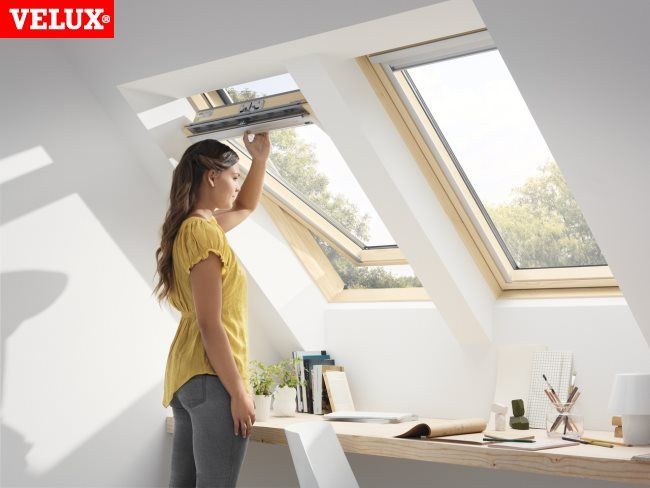 Jumta logi VELUX GZL 1050 rokt