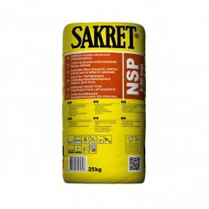 NSP Sakret - Самовыравнивающаяся, быстро высыхающая масса для бетонных полов(3-20 мм), 25кг
