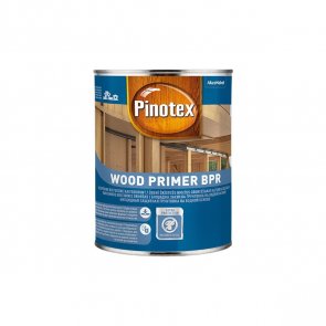 Pinotex Wood Primer BPR Ūdens bāzes biocīds gruntēšanas aizsarglīdzeklis, bezkrāsains 1L