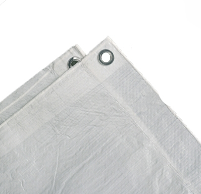 Fortex Scafold White Армированная пленка для ограждений с алюминиевыми кольцами, белая , 2x25m, 50m2