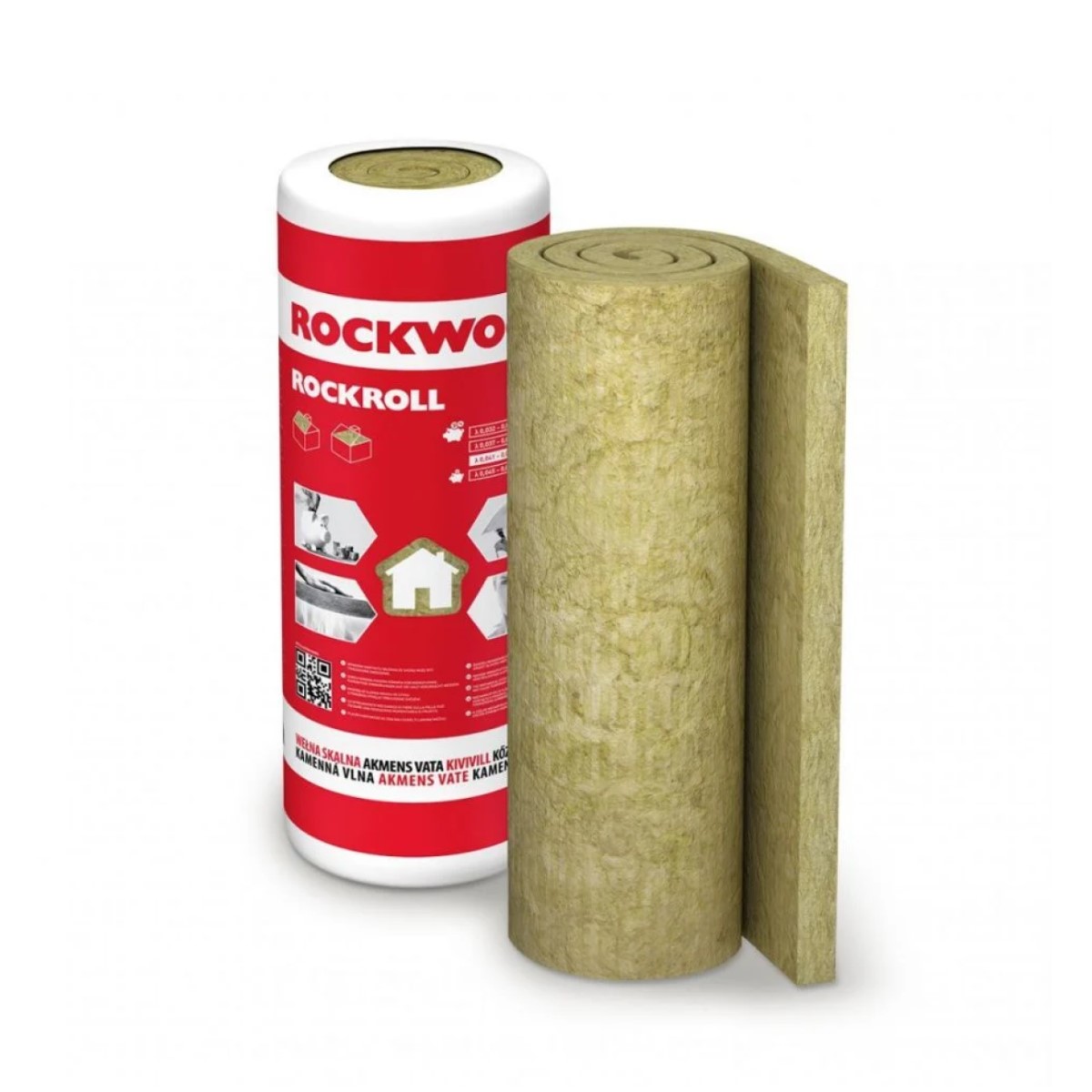 Rockwool Rockroll Akmens vate ruļļos