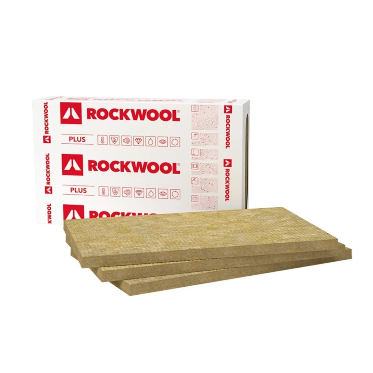 Rockwool Steprock Plus Ugunsdrošas grīdas akmens vates plāksnes 20x600x1000mm, palete 144m2
