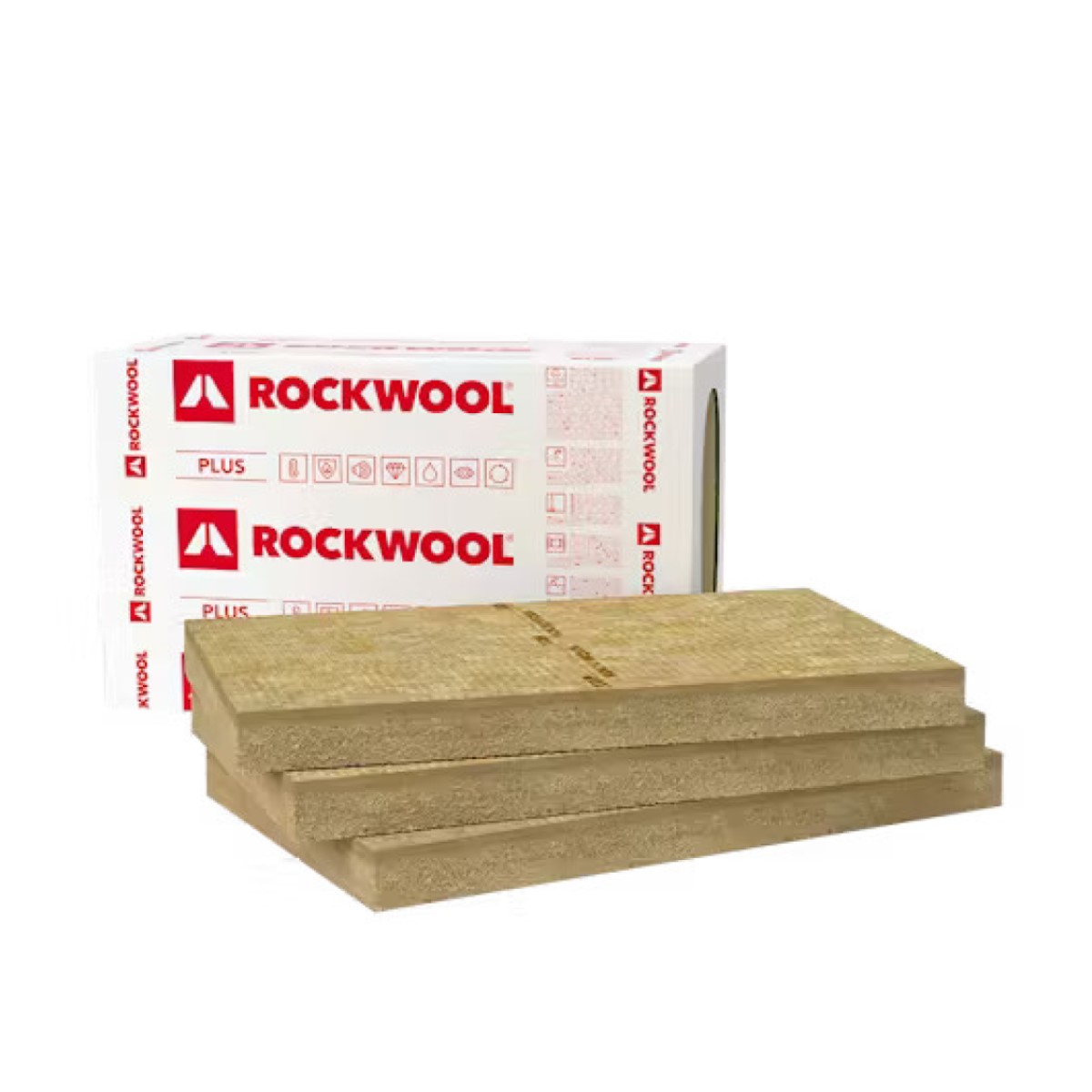 Rockwool Ventirock Plus Pretvēja izolācijas plāksnēs ventilējamām fasādēm