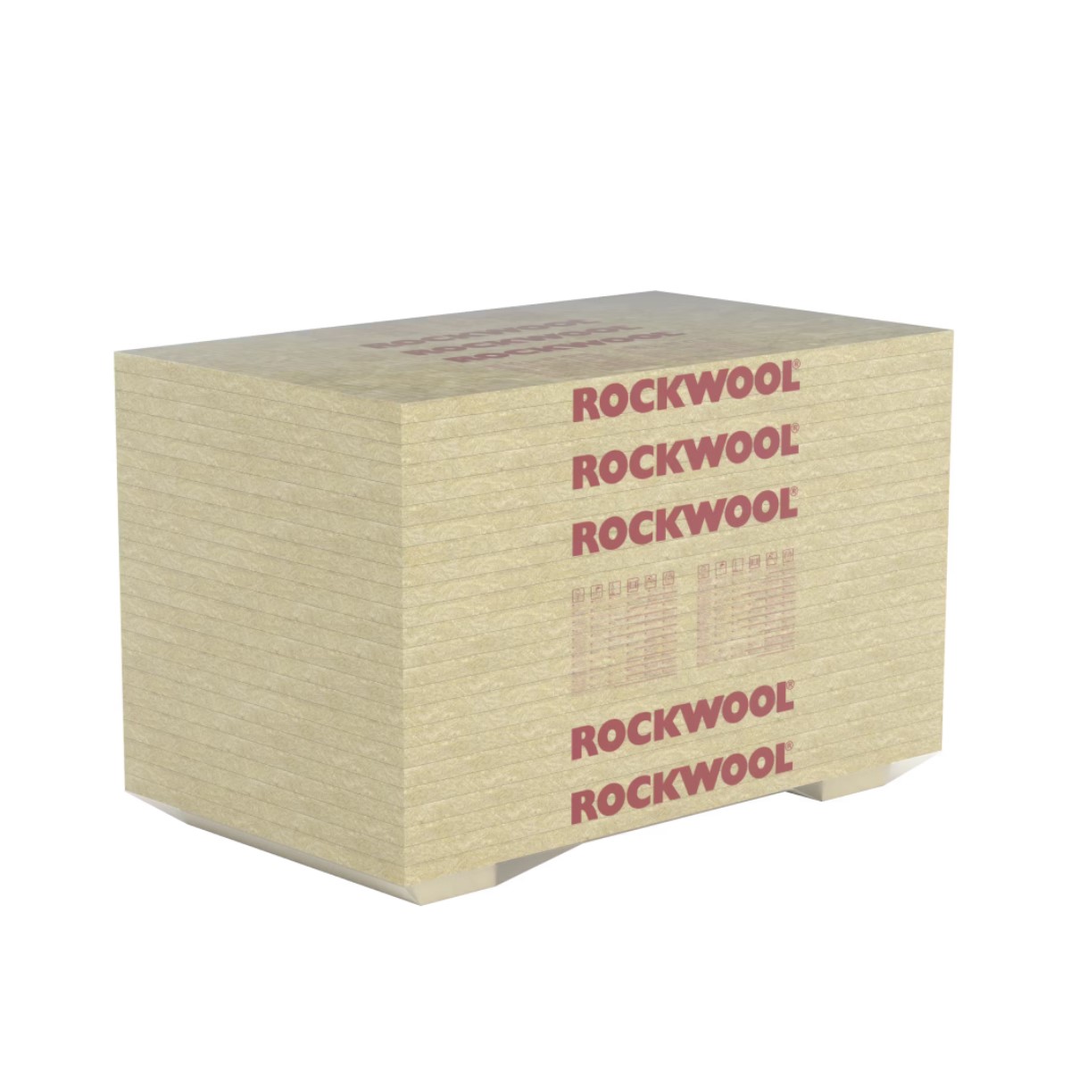 Rockwool Roofrock 50 Cietās akmens vates plāksnes jumtiem 40x1220x2020mm, palete 73.9m2