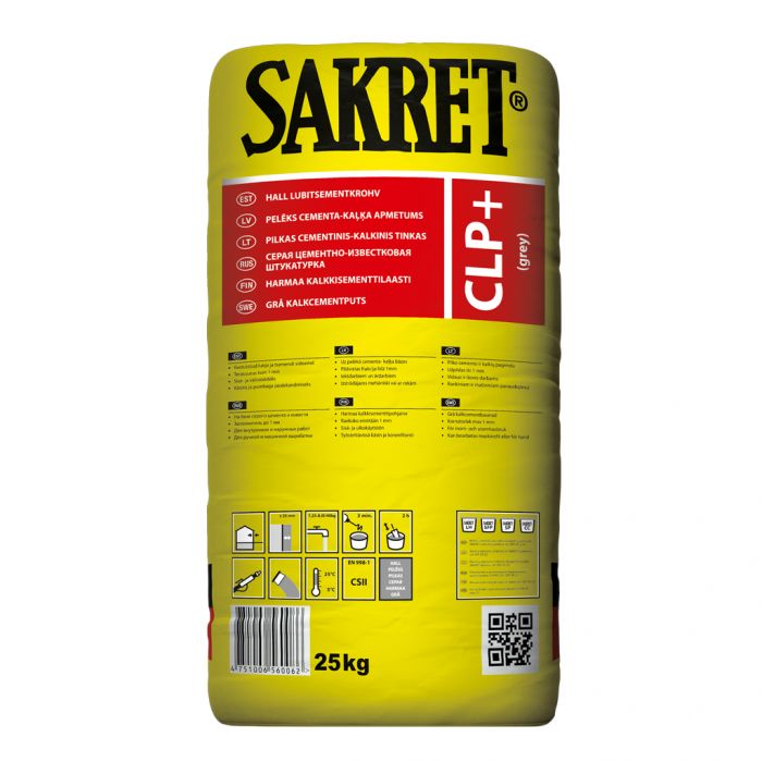 CLP+  Apmetuma java, pelēka, 40kg