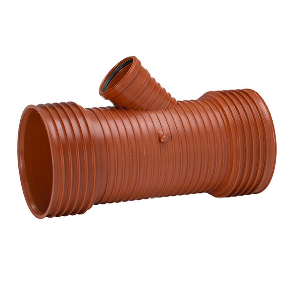 Uponor Infra Ultra Rib 2 Ārējās kanalizācijas trejgabals, UR2/gludsienu caurule