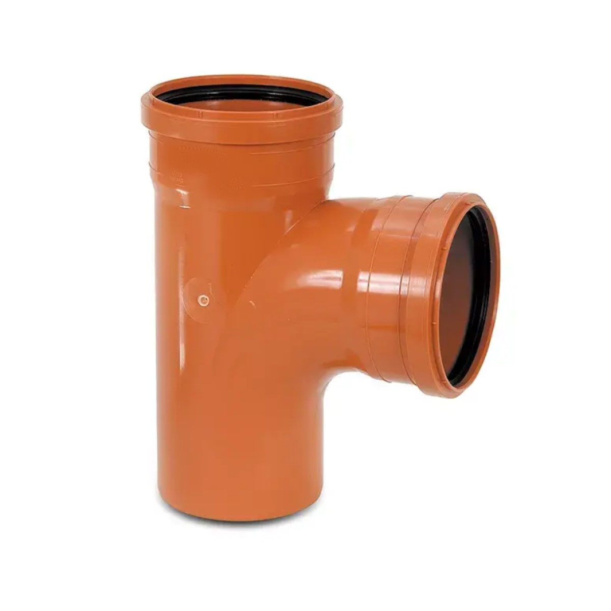 Uponor Infra Ultra Classic Ārējās kanalizācijas noapaļots trejgabals