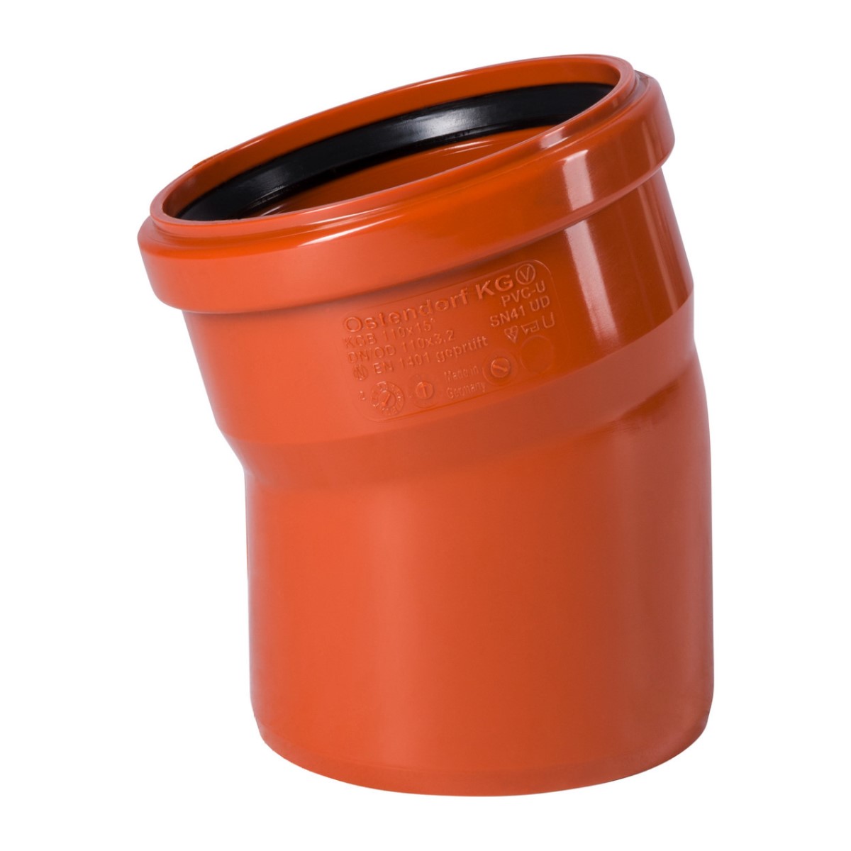 Ostendorf KGB PVC Внешнее канализационное колено 15°, DN110mm