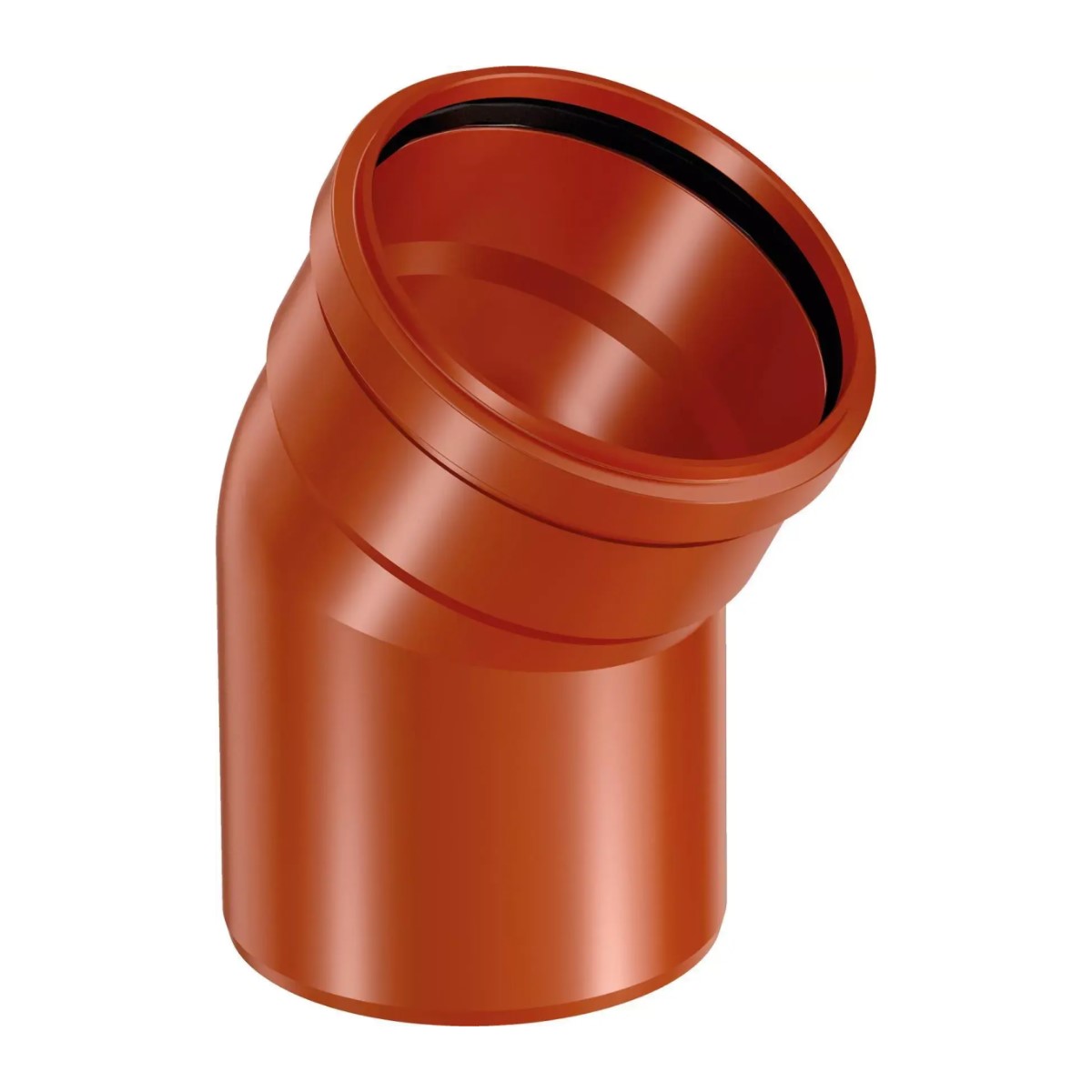 Uponor Infra Ultra Classic Наружное канализационное колено 30°, D110mm