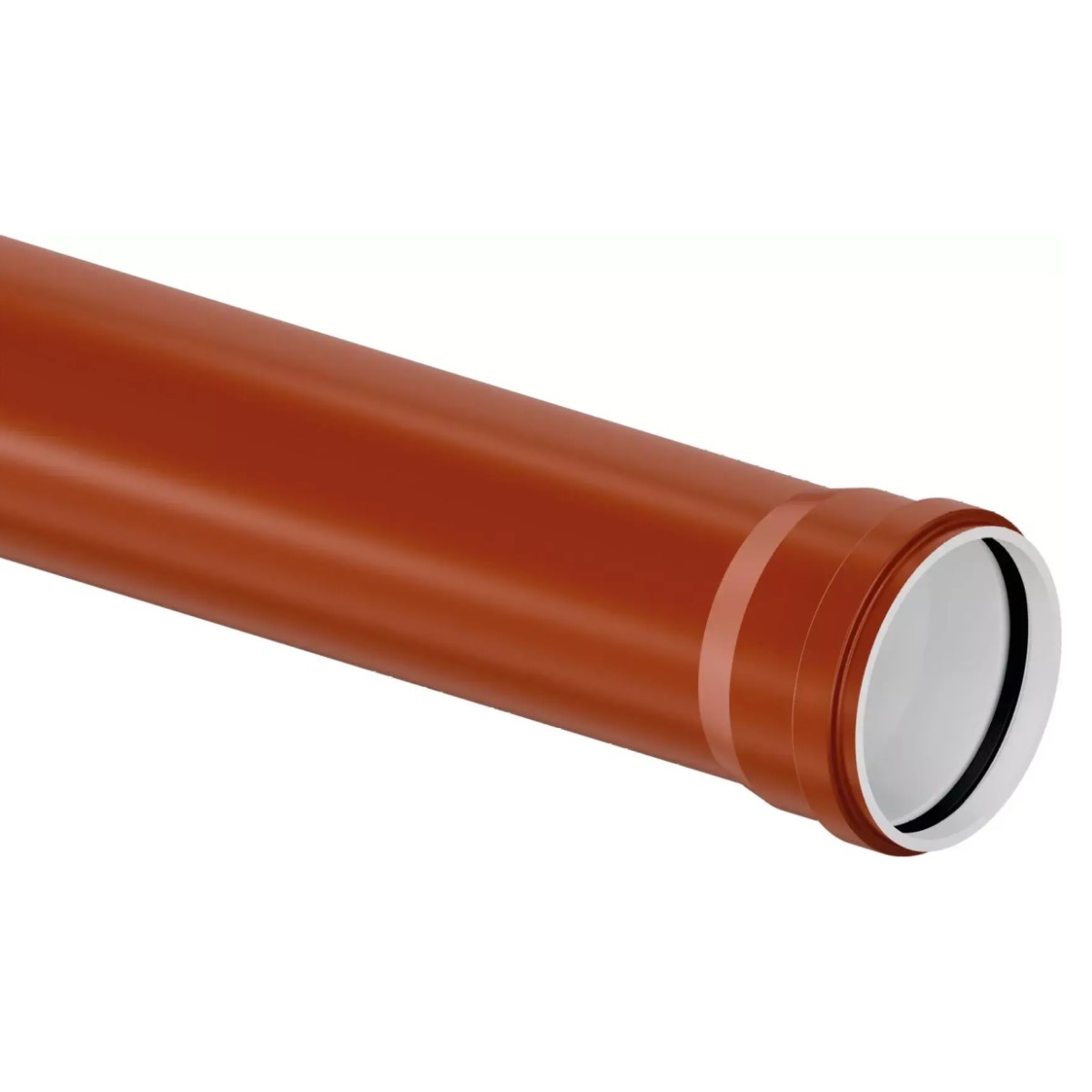 Uponor Infra Ultra Classic Ārējās kanalizācijas caurule ar uzmavu, SN8