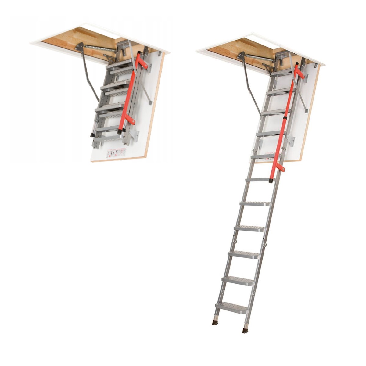 Fakro Bēniņu kāpnes ar metāla pakāpieniem, trīsdaļīgas LML Lux, 305cm