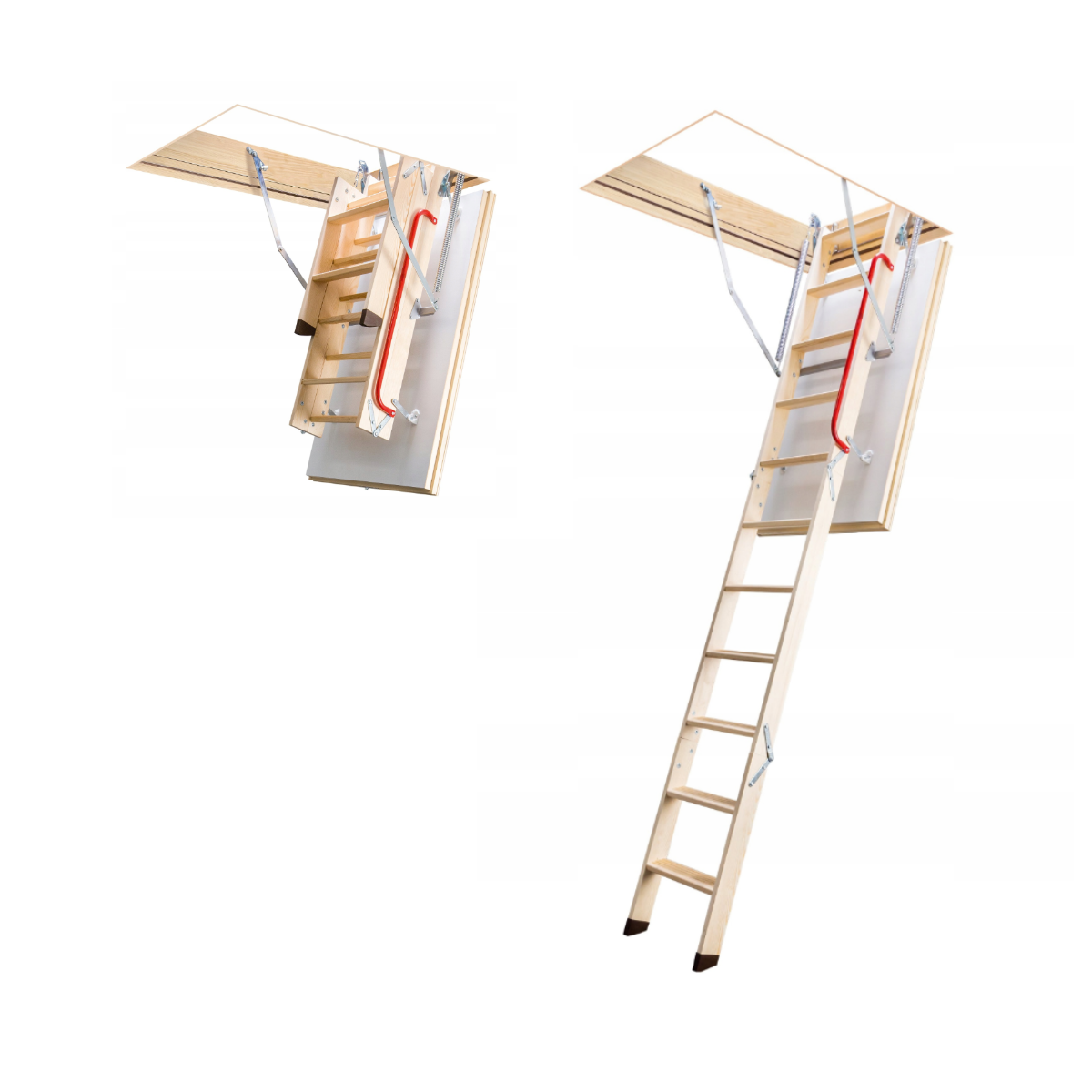 Fakro Bēniņu kāpnes, trīsdaļīgas LTK Energy, 305cm, 60x130cm
