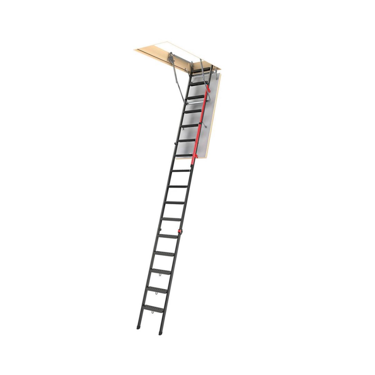 Fakro Bēniņu kāpnes ar metāla pakāpieniem, trīsdaļīgas LMP 366cm