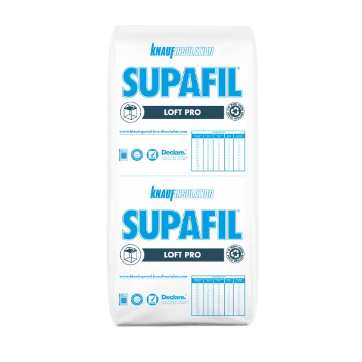 Knauf Insulation Supafil Loft Pro beramā minerālvate 