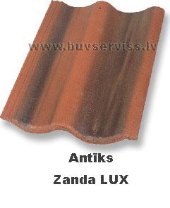 Monier Zanda LUX betona dakstiņš, antīks