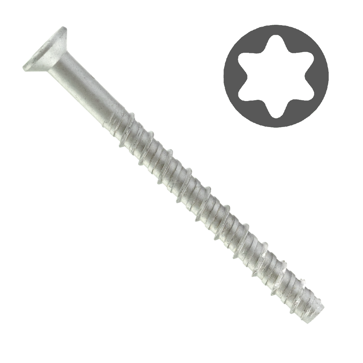 Easy-Fix Betona skrūve ar gremdgalvu, Torx 30, C4