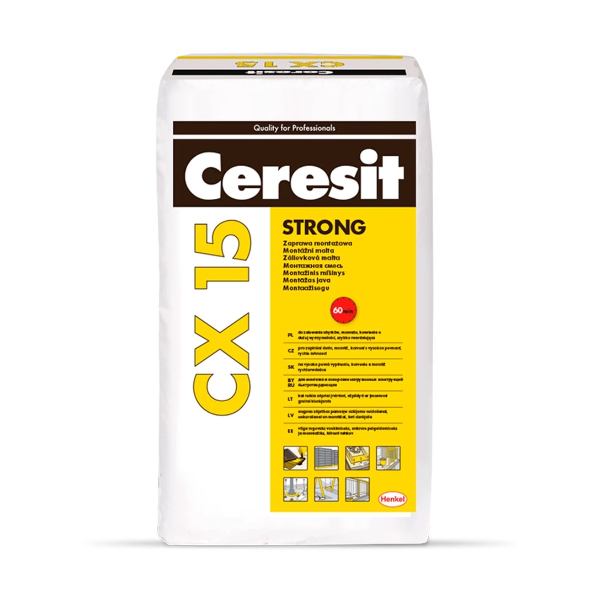 Ceresit CX 15 Strong Bezrukuma montāžas java 35mpa 25kg