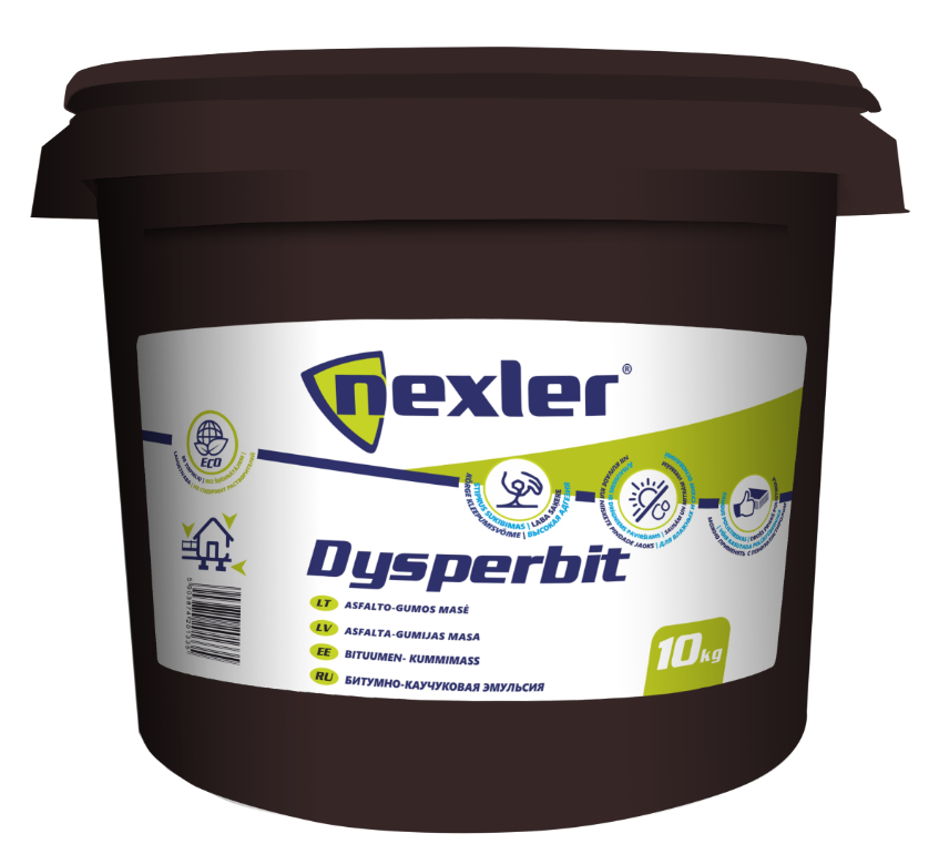 Nexler Dysperbit Битумная мастика на водной основе , 5kg