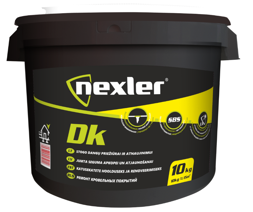 Nexler DK Bituma masa jumtiem un pamatie, 10kg