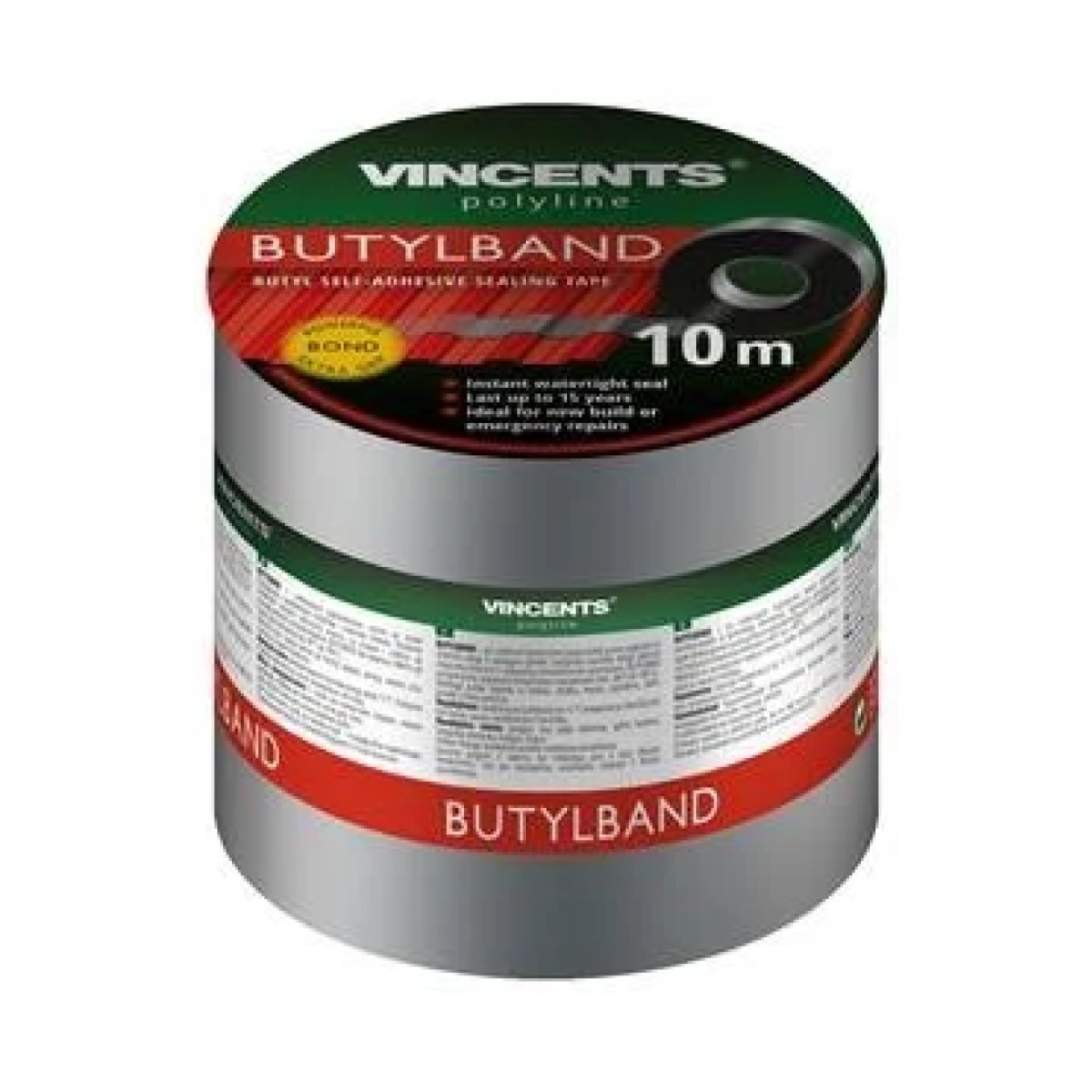 Vincents Polyline Butylband Universāla blīvējoša lenta