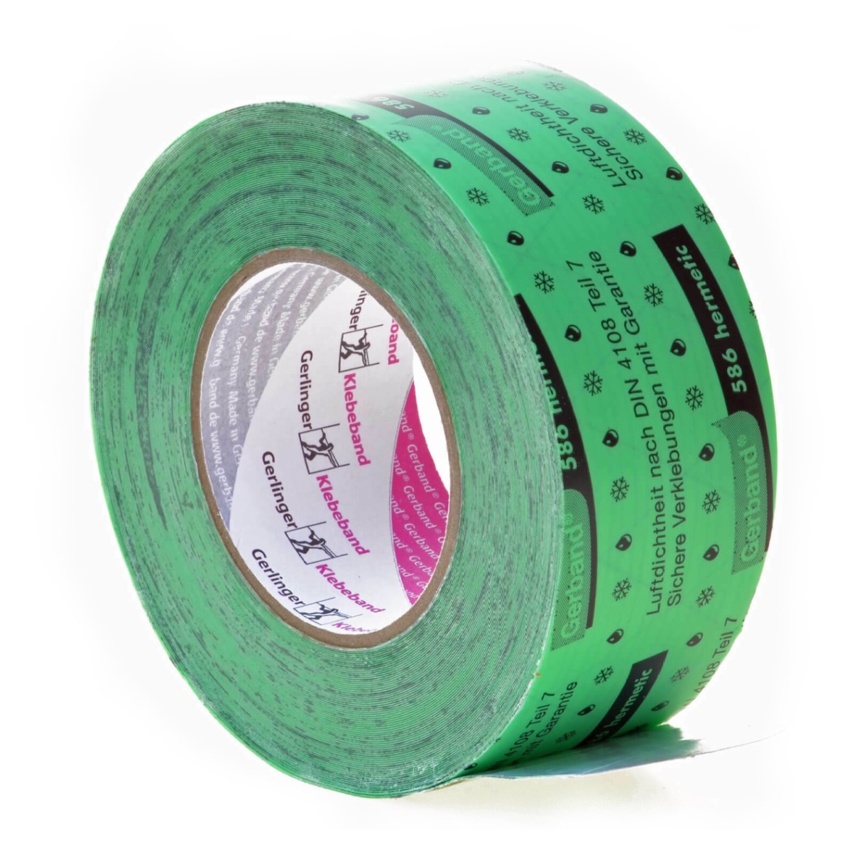 Gerband Inside Green Tape (586) Armēta akrila lenta tvaika izolācijai