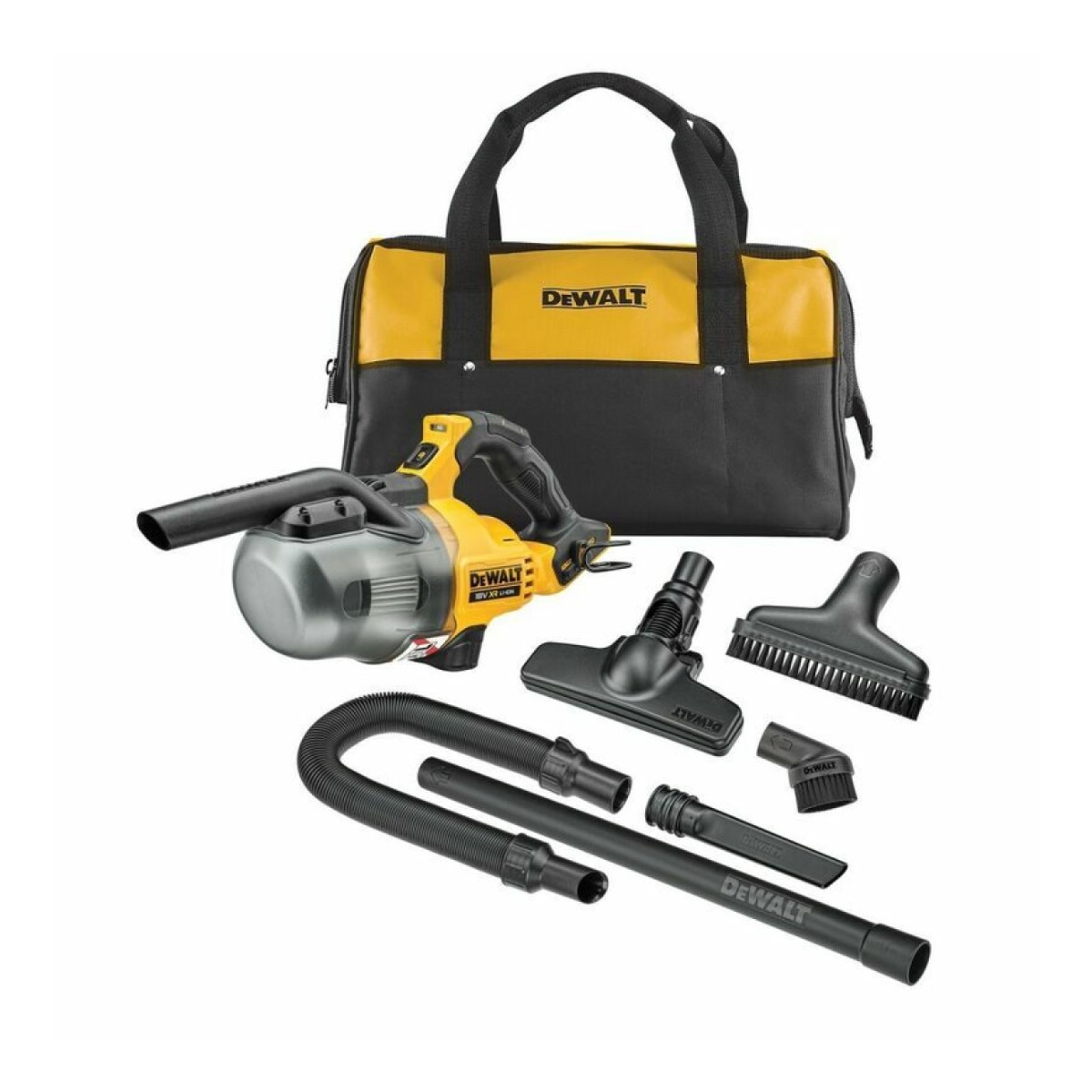 DeWalt Bezvadu Rokas putekļusūcējs, 18V (Bez ladētāja, akumulatora) DCV501LN-XJ