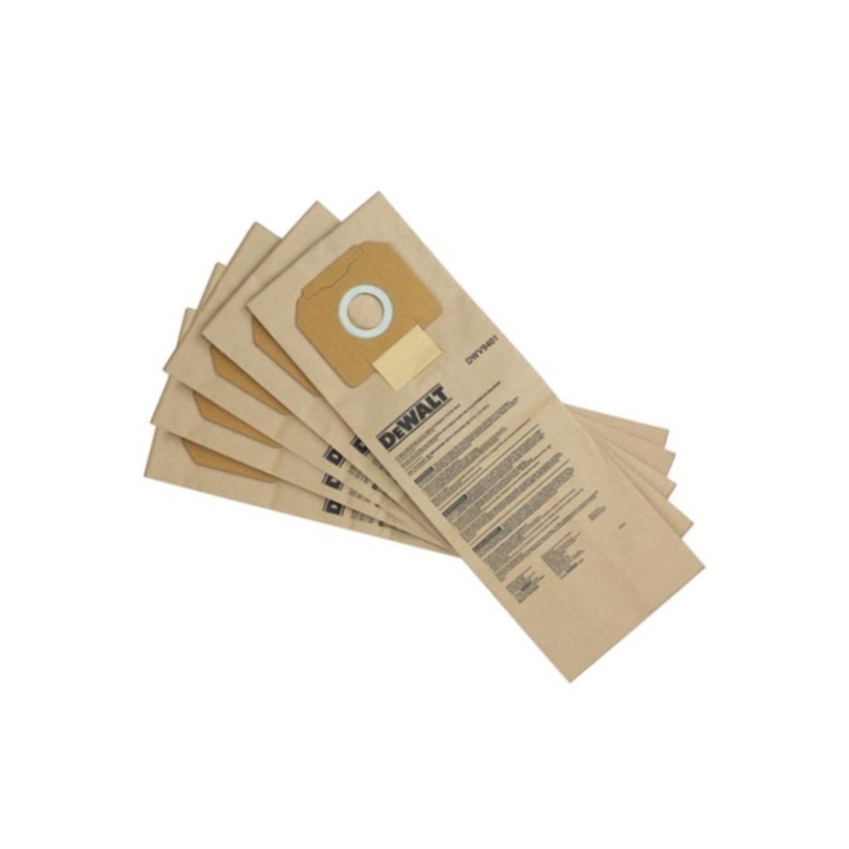 DeWalt Бумажные мешки для пыли, подходят для DWV902 (5gab)