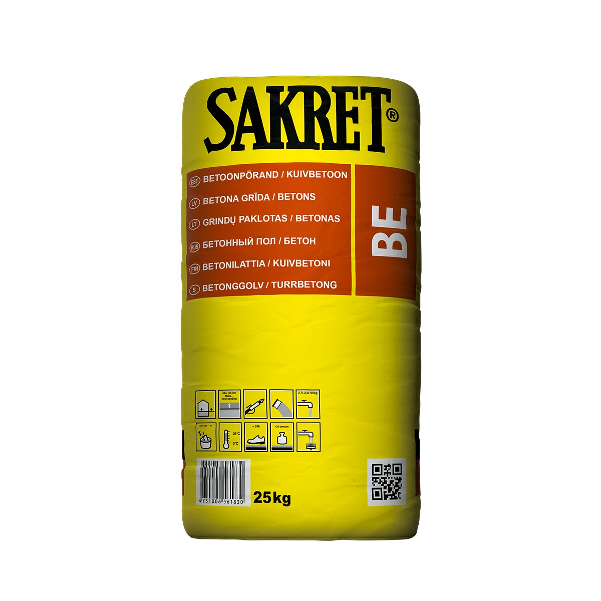 Sakret BE Betons/klons, C25, 40kg