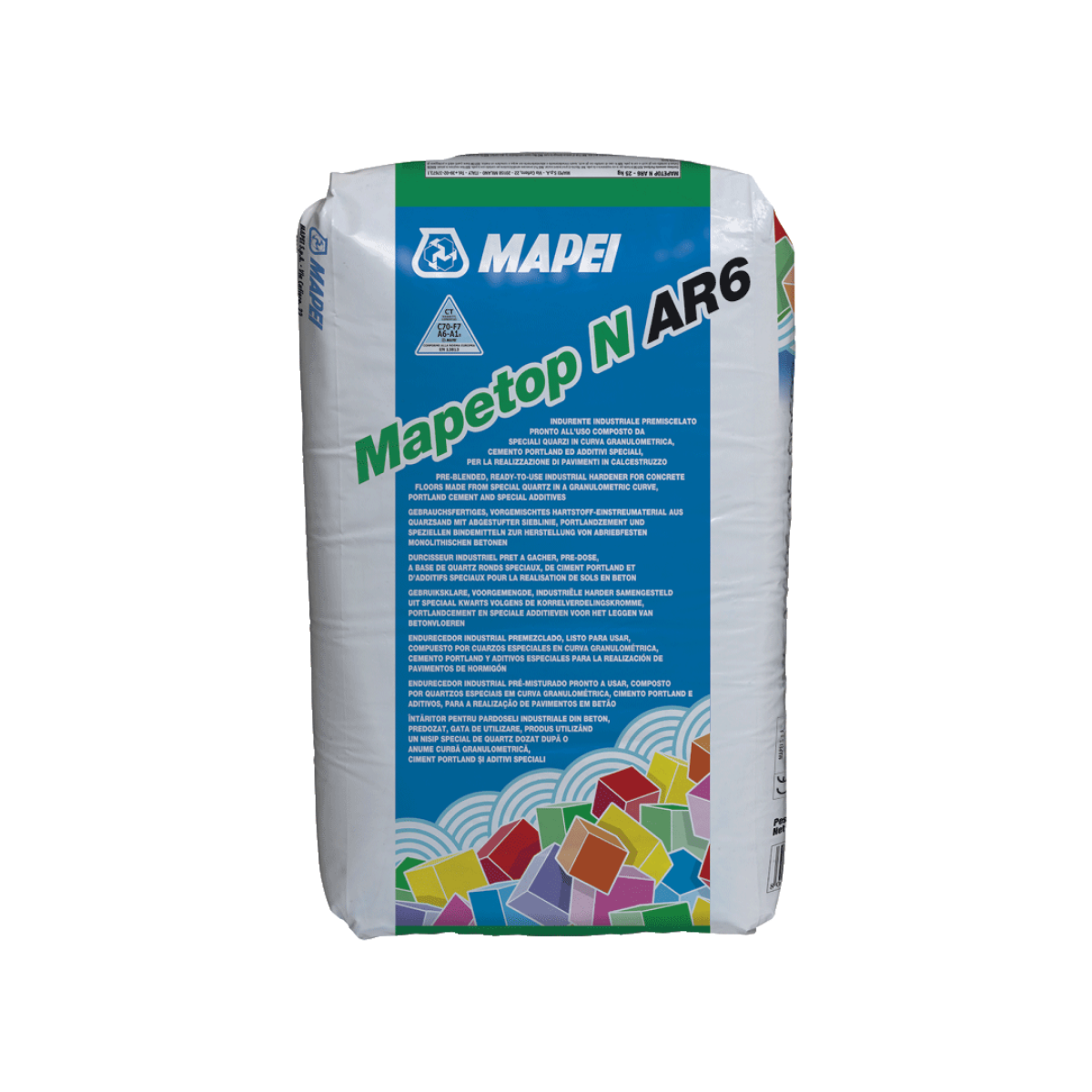 Mapei Mapetop N AR6 Virsmas cietinātājs betona grīdām pelēks 25 kg