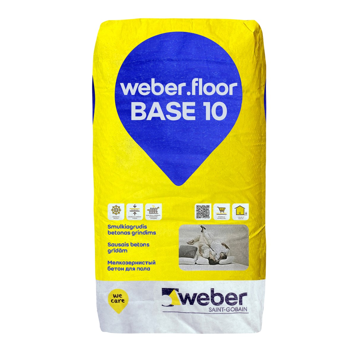 Weber Floor base 10 sausais betons grīdām