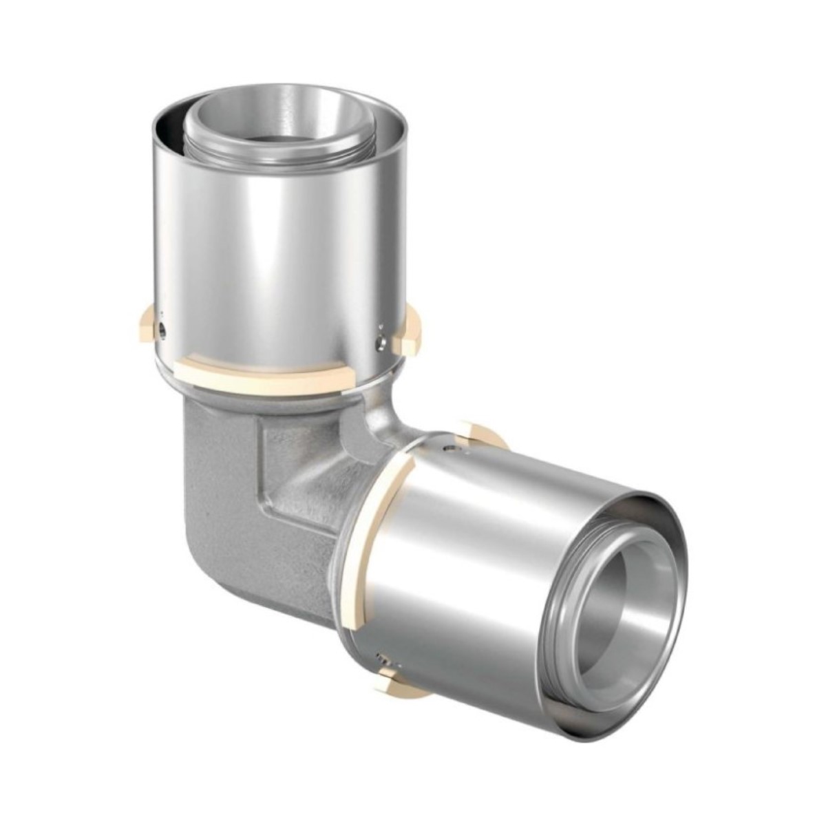 Uponor S-Press Līkums 90°, misiņš