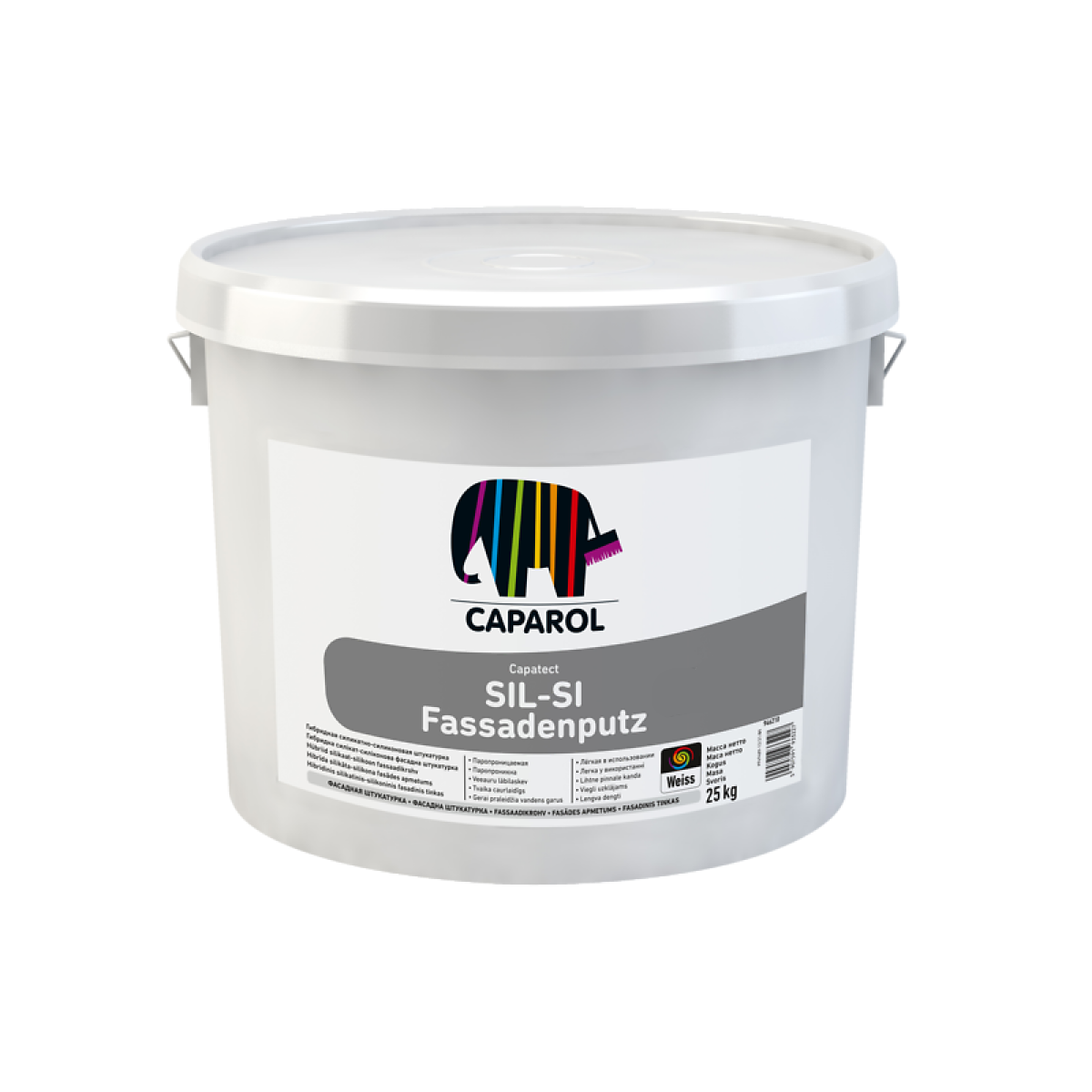 Caparol SIL-SI FassadenPutz Gatavais dekoratīvais silikona-silikāta apmetums (biezpiens)