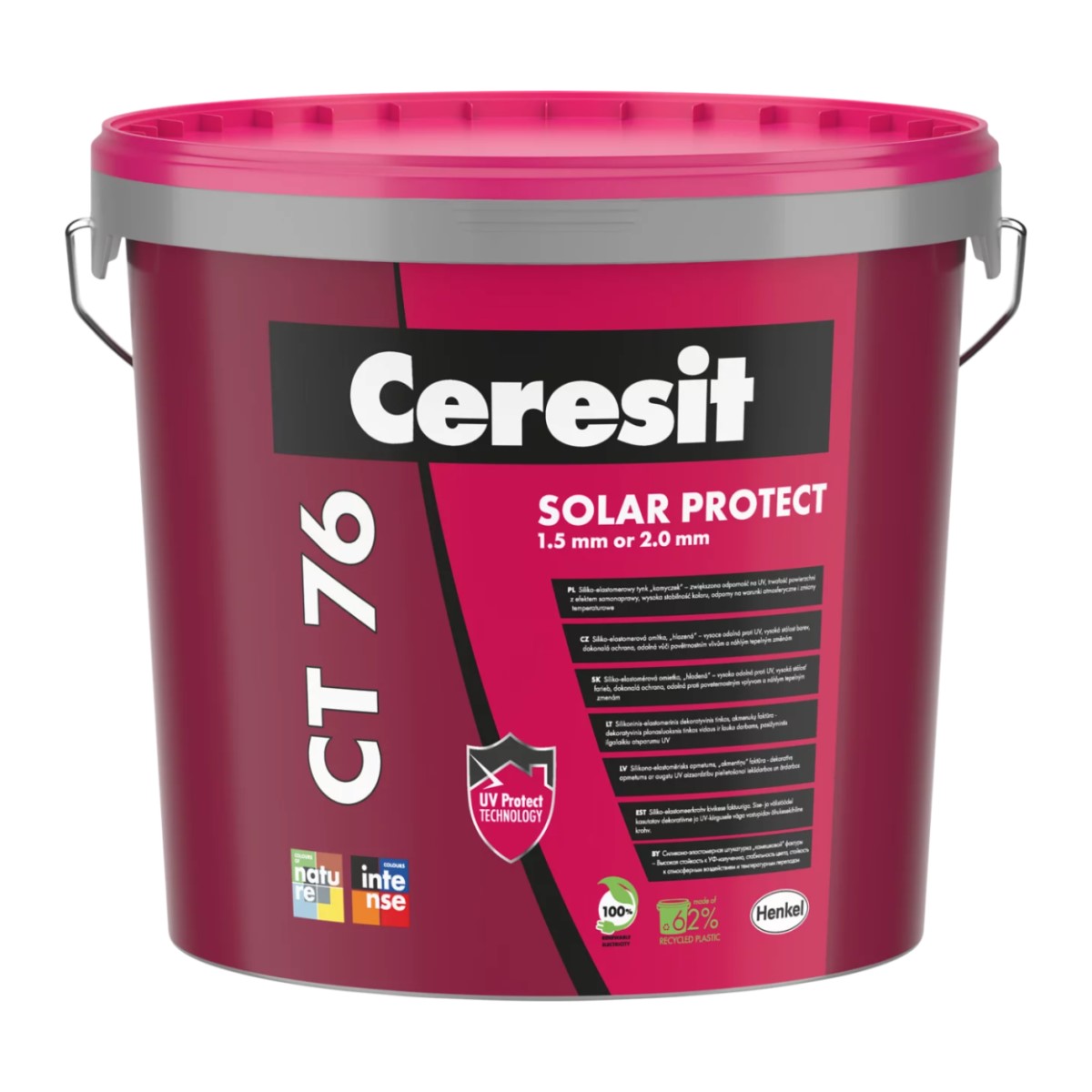 Ceresit CT 76 Solar Protect silikona-elastomērisks dekoratīvais apmetums