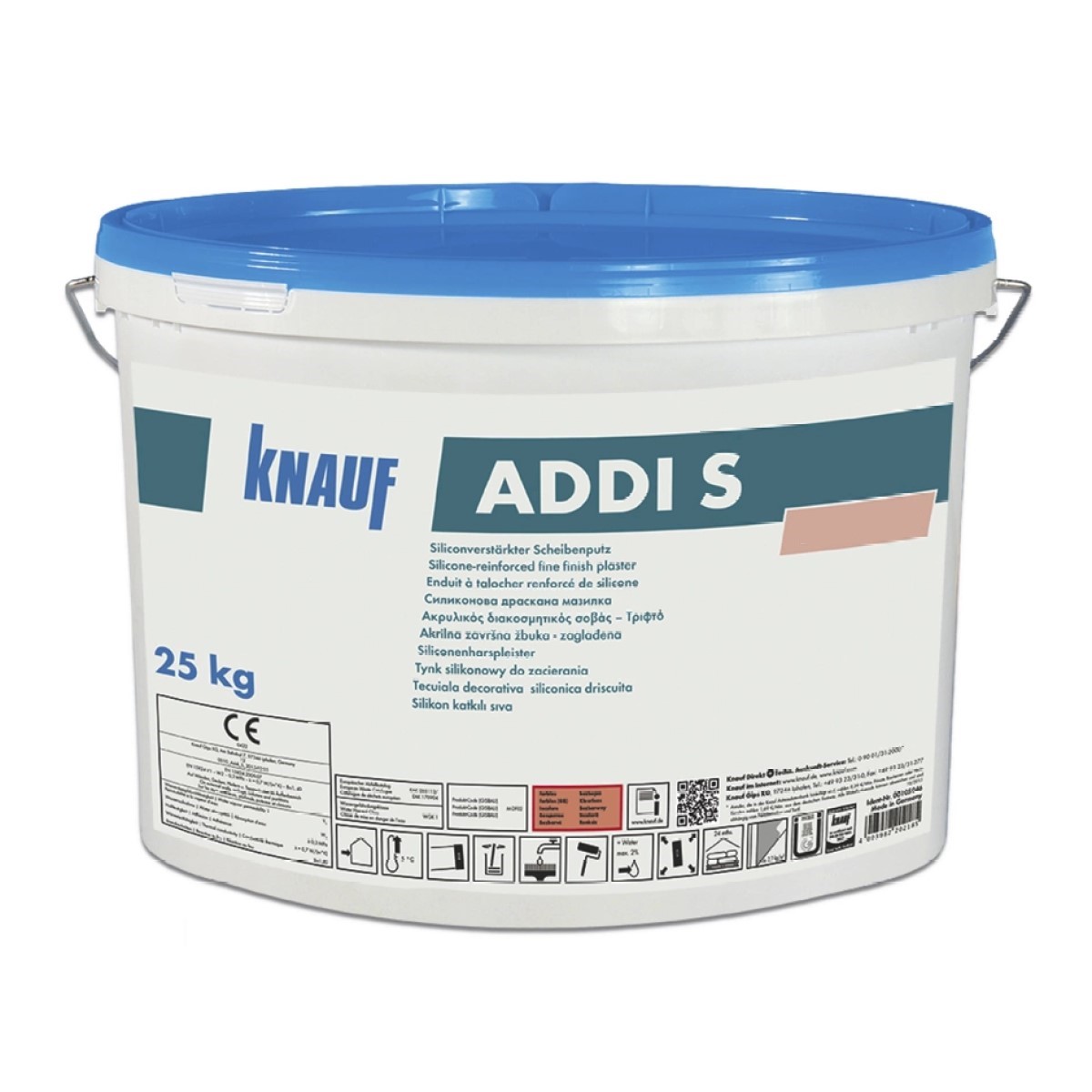 Knauf Addi S Dekoratīvais akrila apmetums, biezpiens