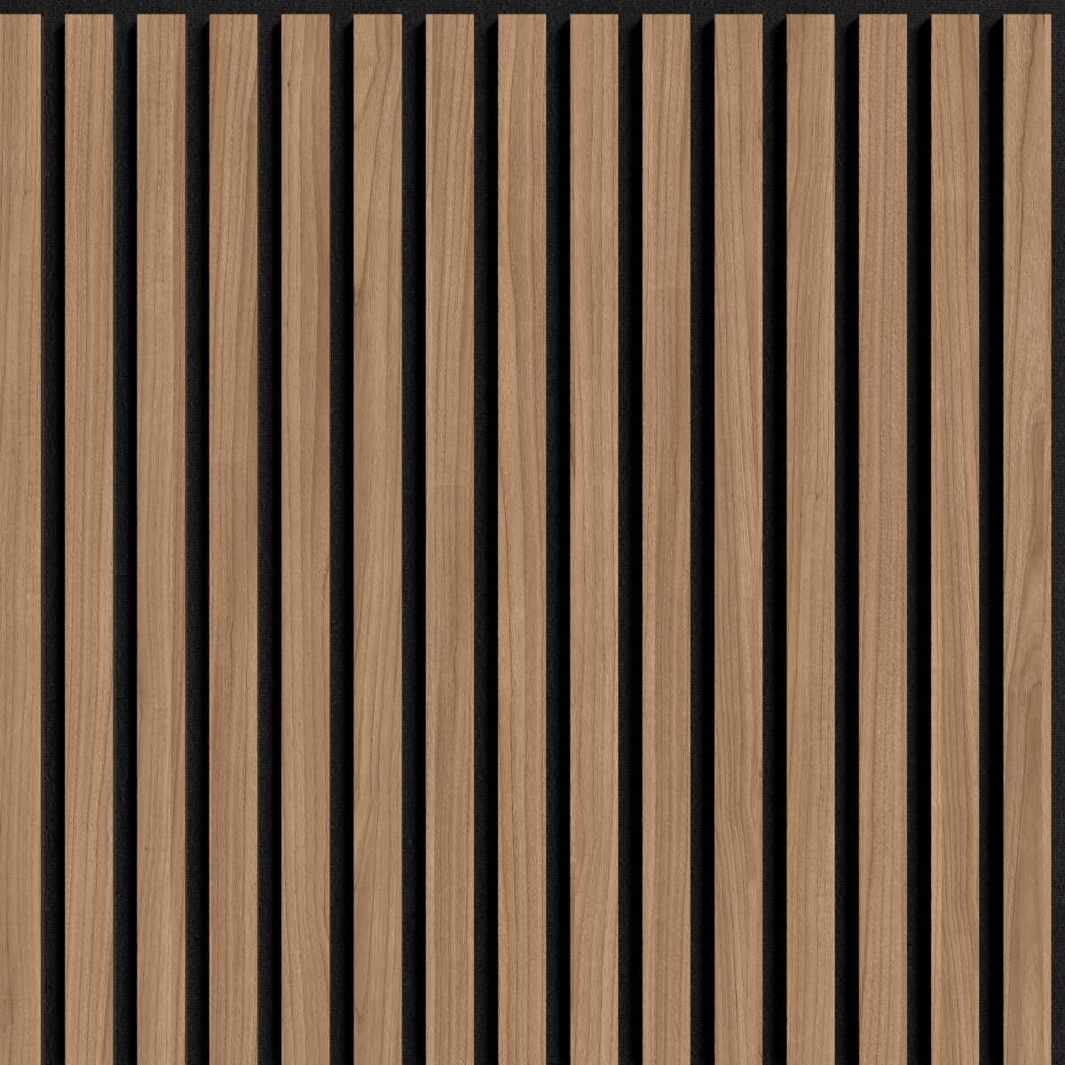 ILLI Marcato Акустическая стенная панель, фанерованная, чёрный фетр , 600x600x18mm, rieksts