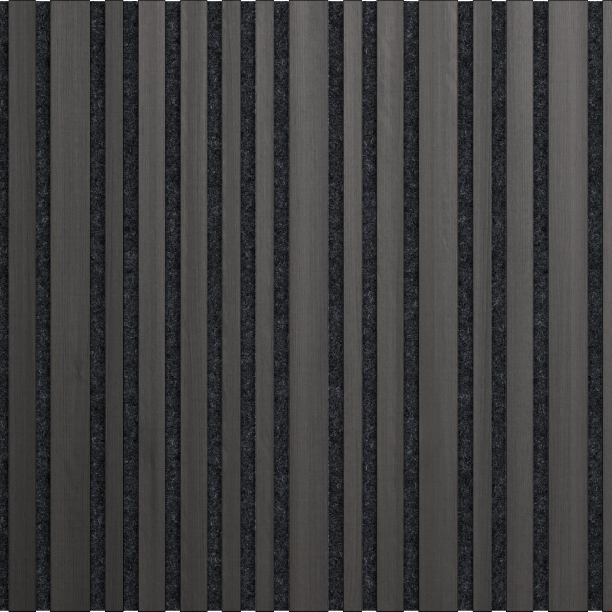 ILLI Tremolo Akustiskais sienas panelis, finierēts, melns filcs, 600x2420x18mm, 1.452m2, melns ozols