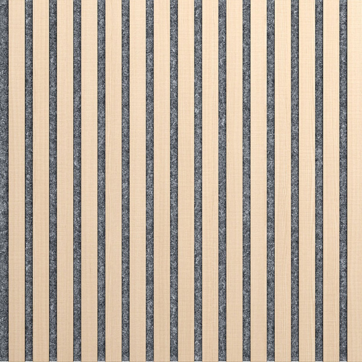 ILLI Marcato Akustiskais sienas panelis, finierēts, pelēks filcs