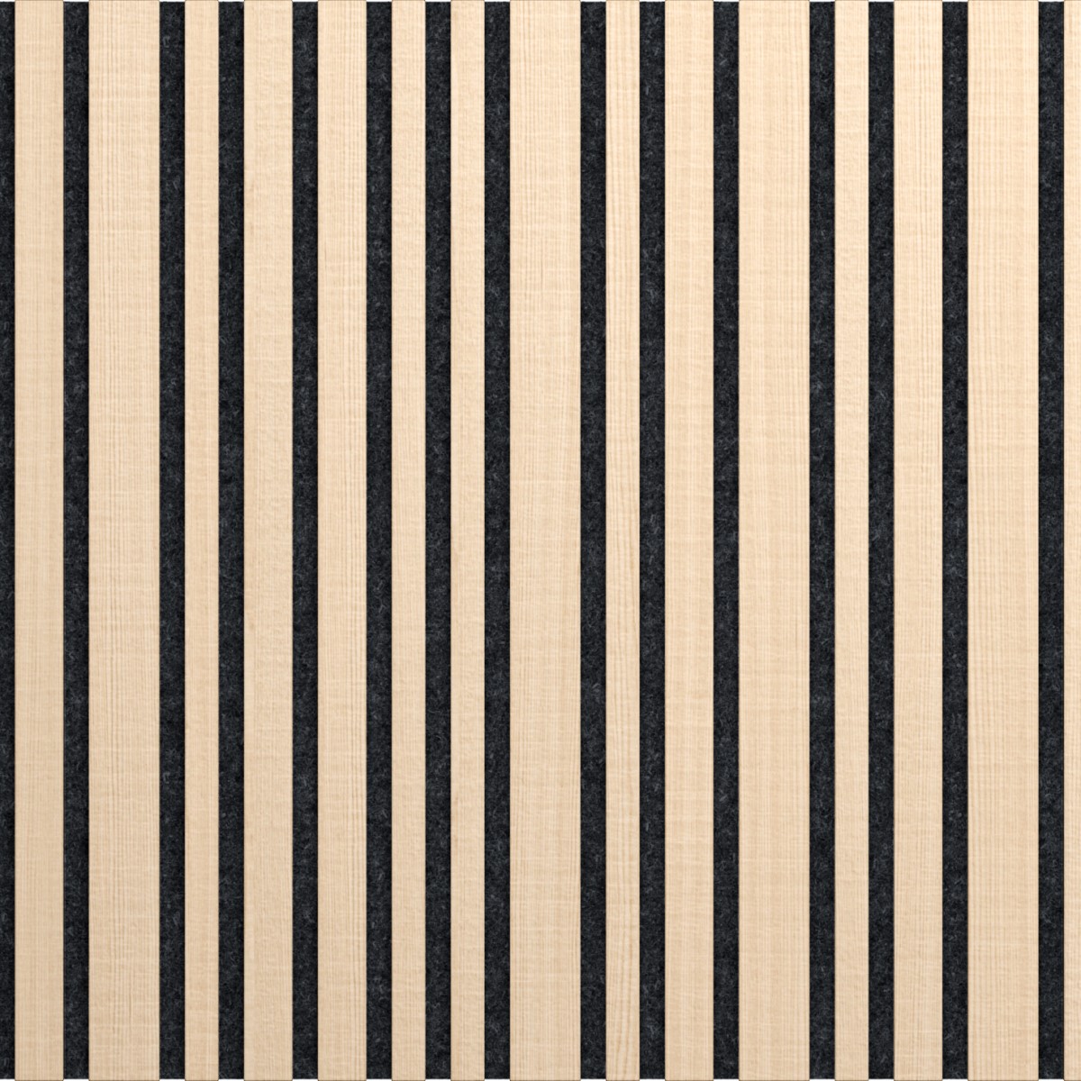 ILLI Tremolo Akustiskais sienas panelis, finierēts, melns filcs