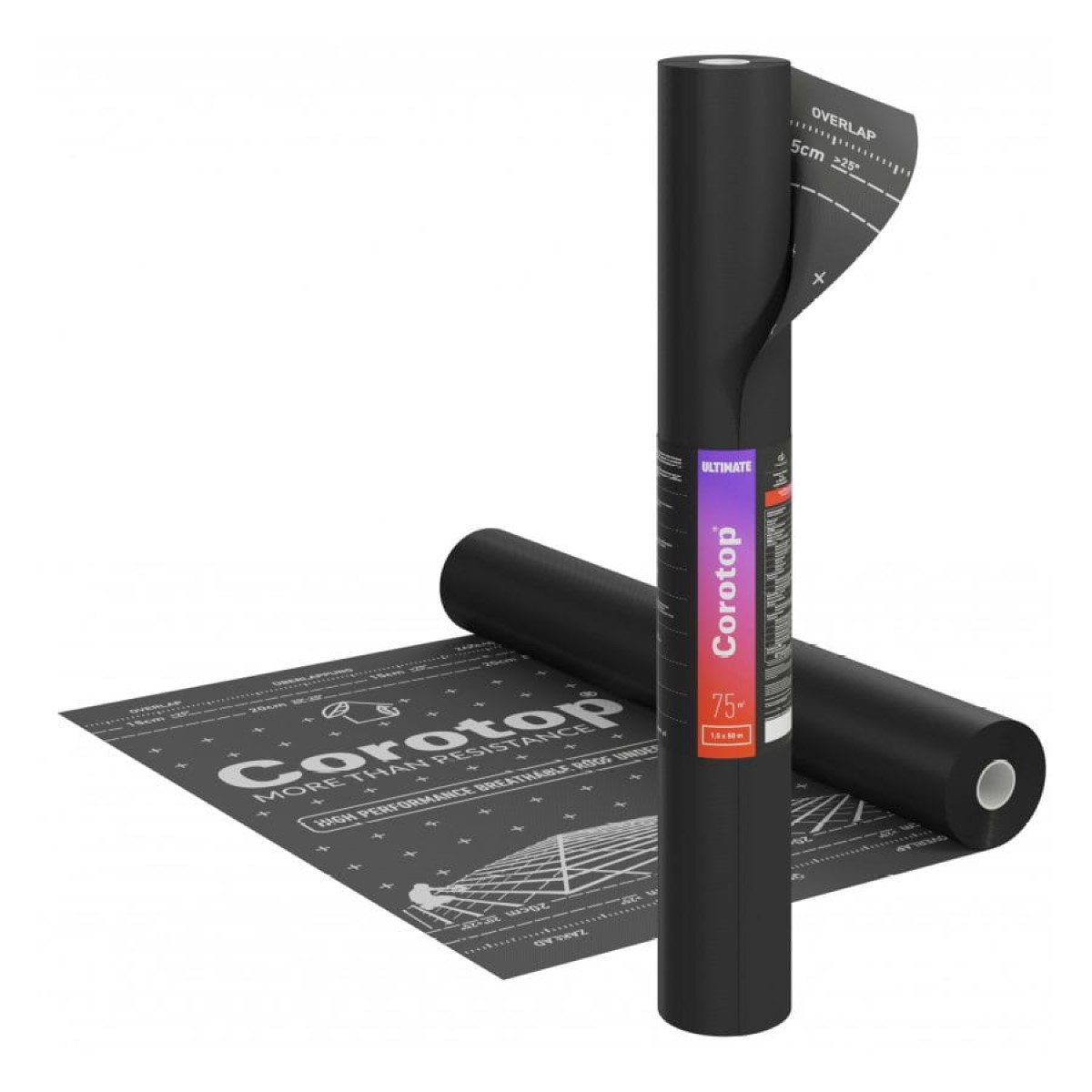 Corotop ULTIMATE PLUS Difūzijas membrāna jumtam, 250g/m2