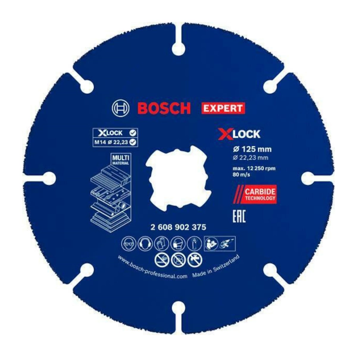Bosch EXPERT Multi Material Karbīda griezējdisks, X-LOCK