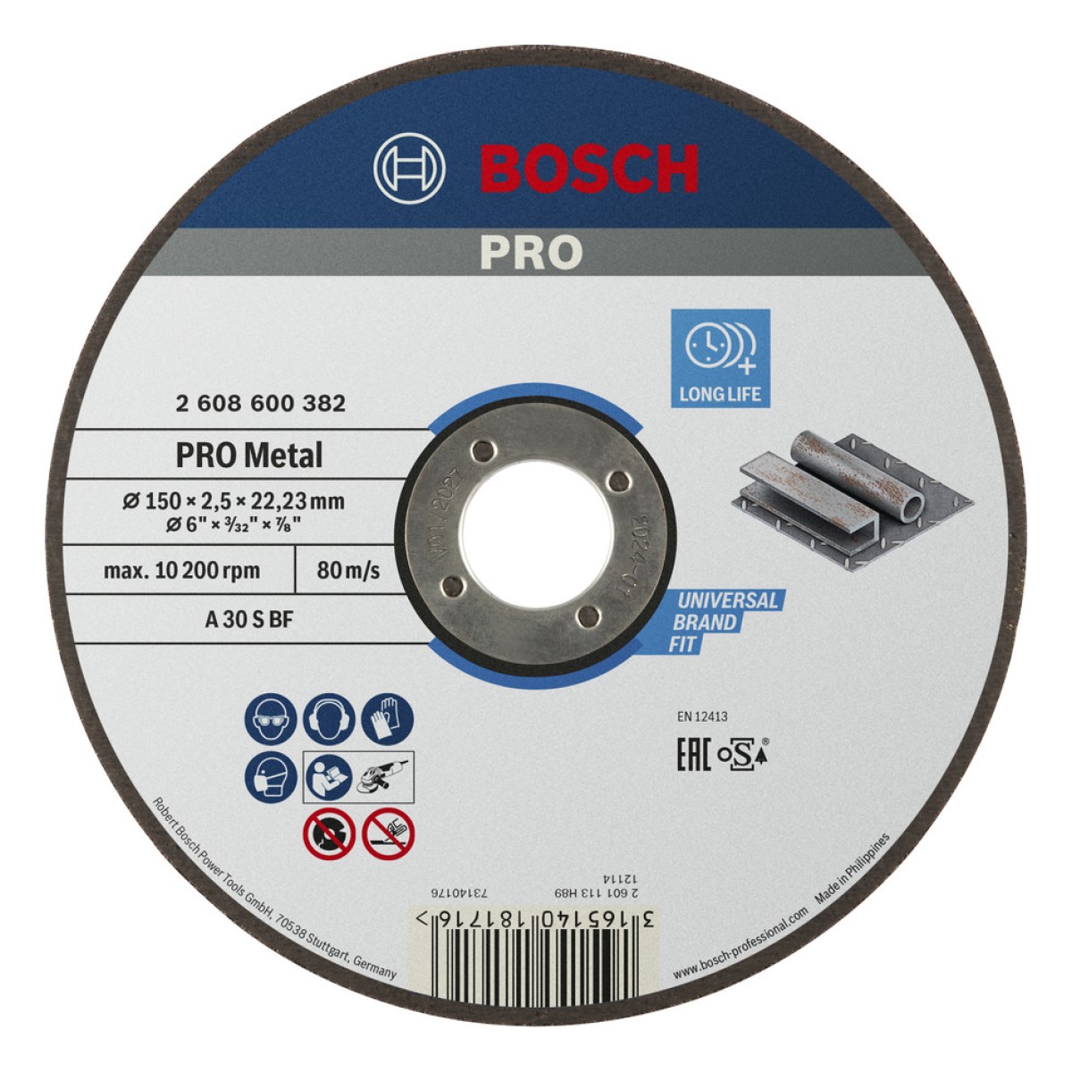 Bosch PRO Metal A 30 S BF griezējdisks, metālam