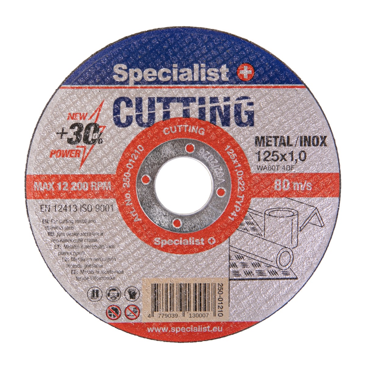 Specialist+ Metāla griešanas disks, 125x1