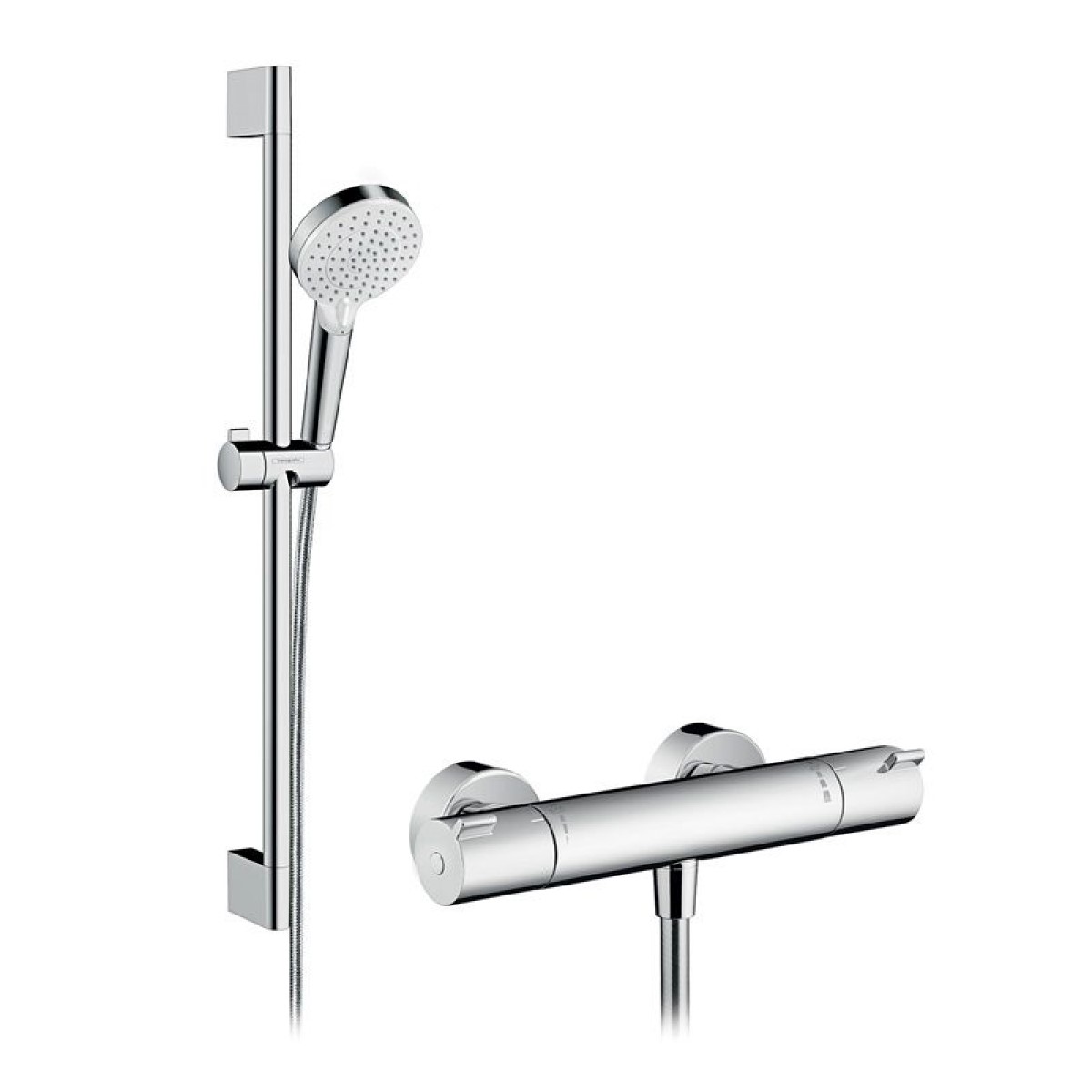 Hansgrohe Crometta Dušas Komplekts, Ecostat 1001 CL termostats