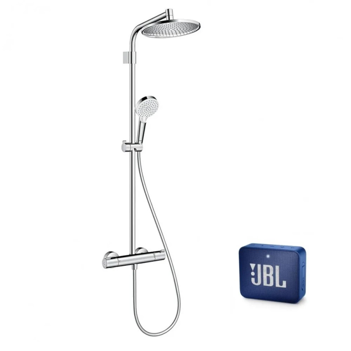Hansgrohe Crometta S 240 Dušas sistēma ar termostatu + JBL