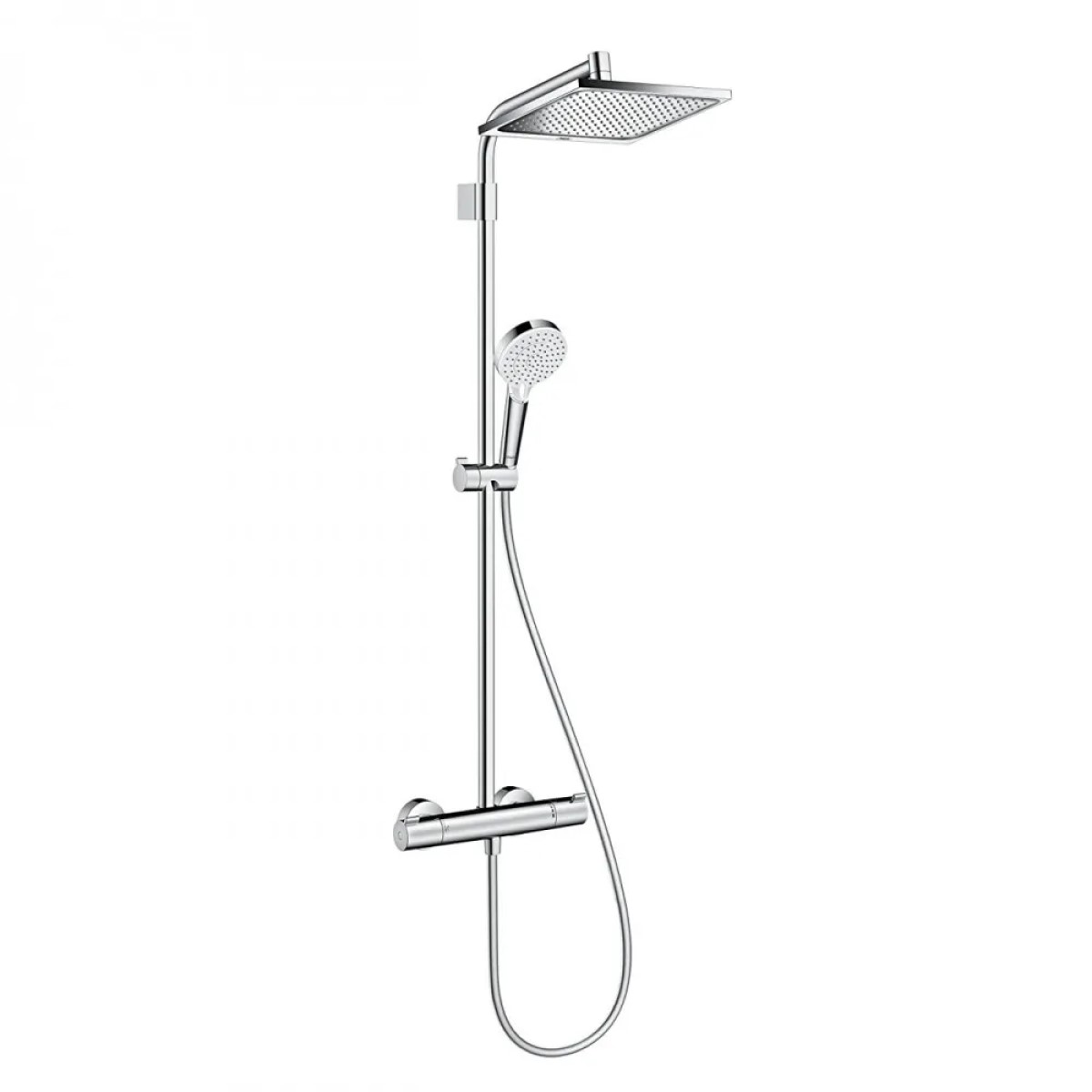 Hansgrohe Crometta E 240 Dušas sistēma ar termostatu, 1 režīms