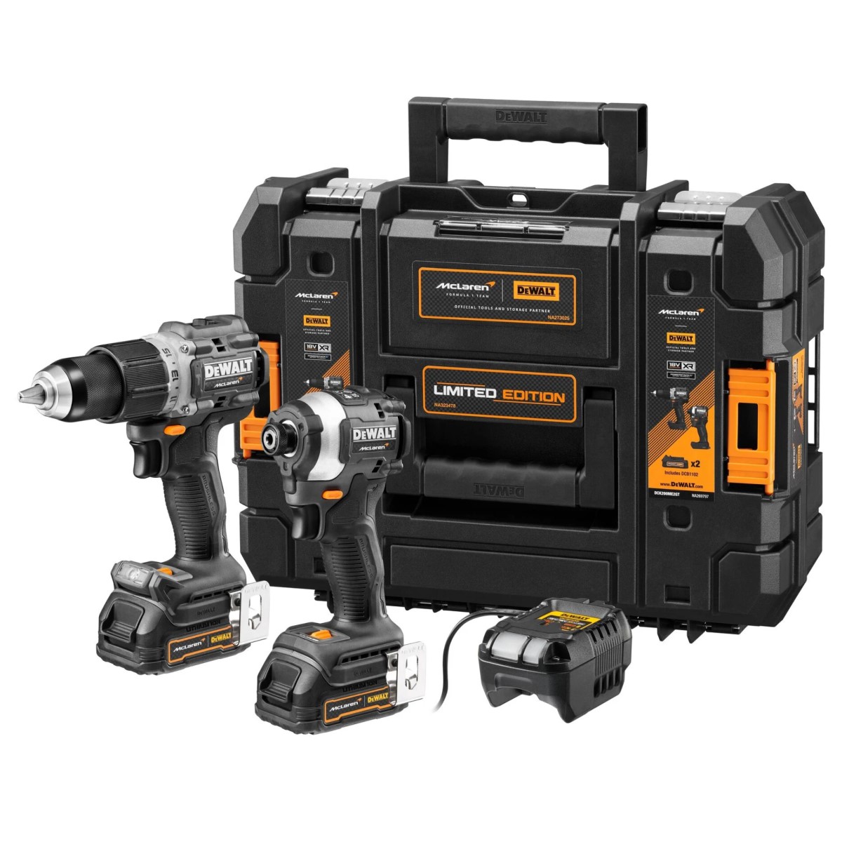 DeWalt 18V Mclaren Instrumentu komplekts(DCF85M+DCD85M)