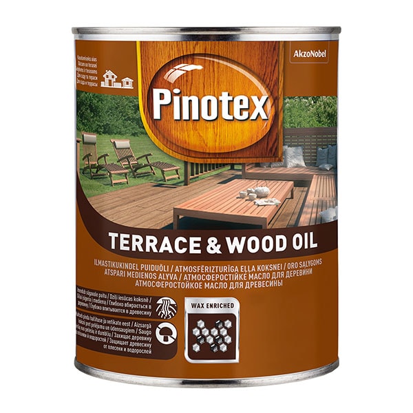 Pinotex Terrace & Wood Oil , tīkkoks