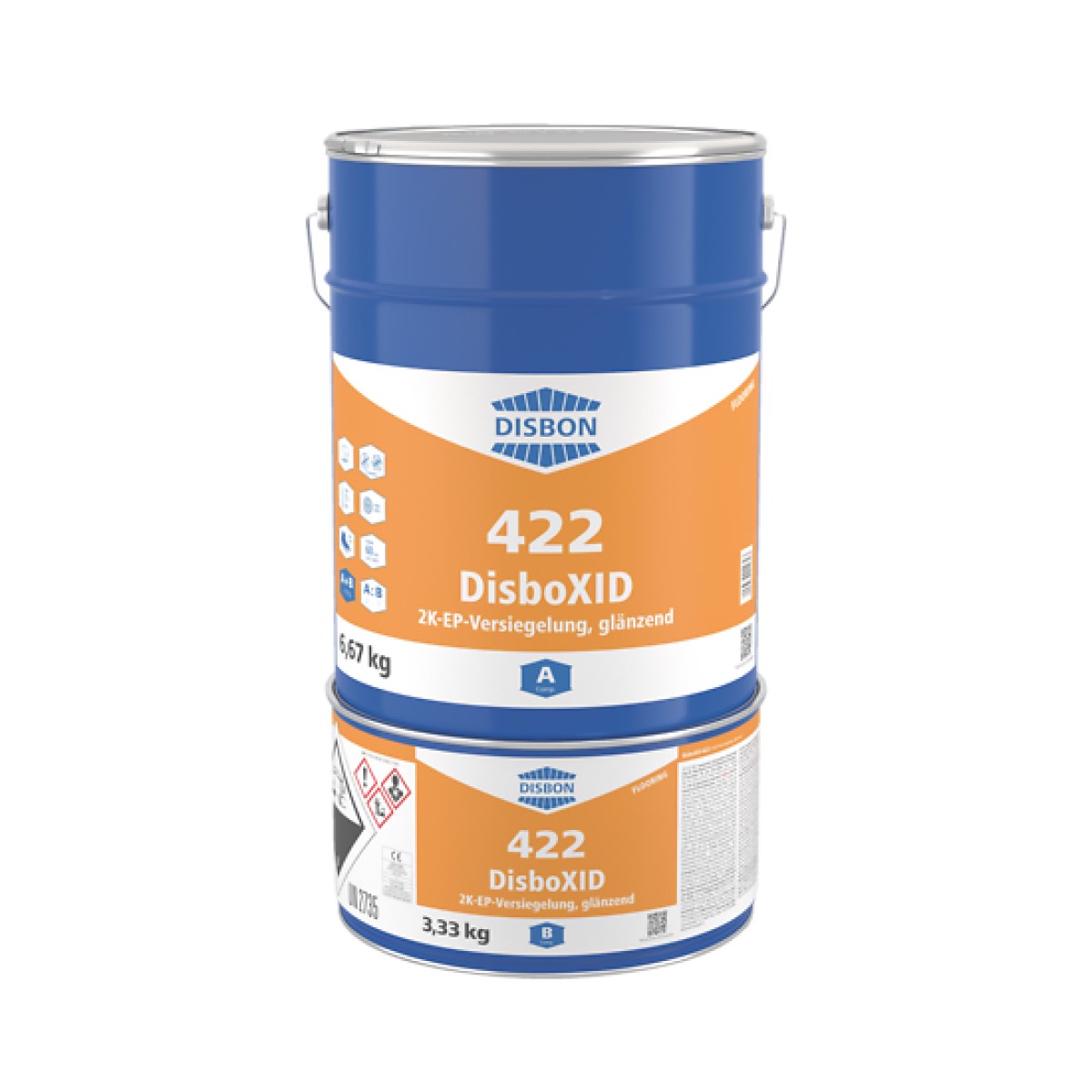 Disbon DisboXID 422 2K-EP Versiegelung Caurspīdīgi divkomponentu epoksīda laka 10kg