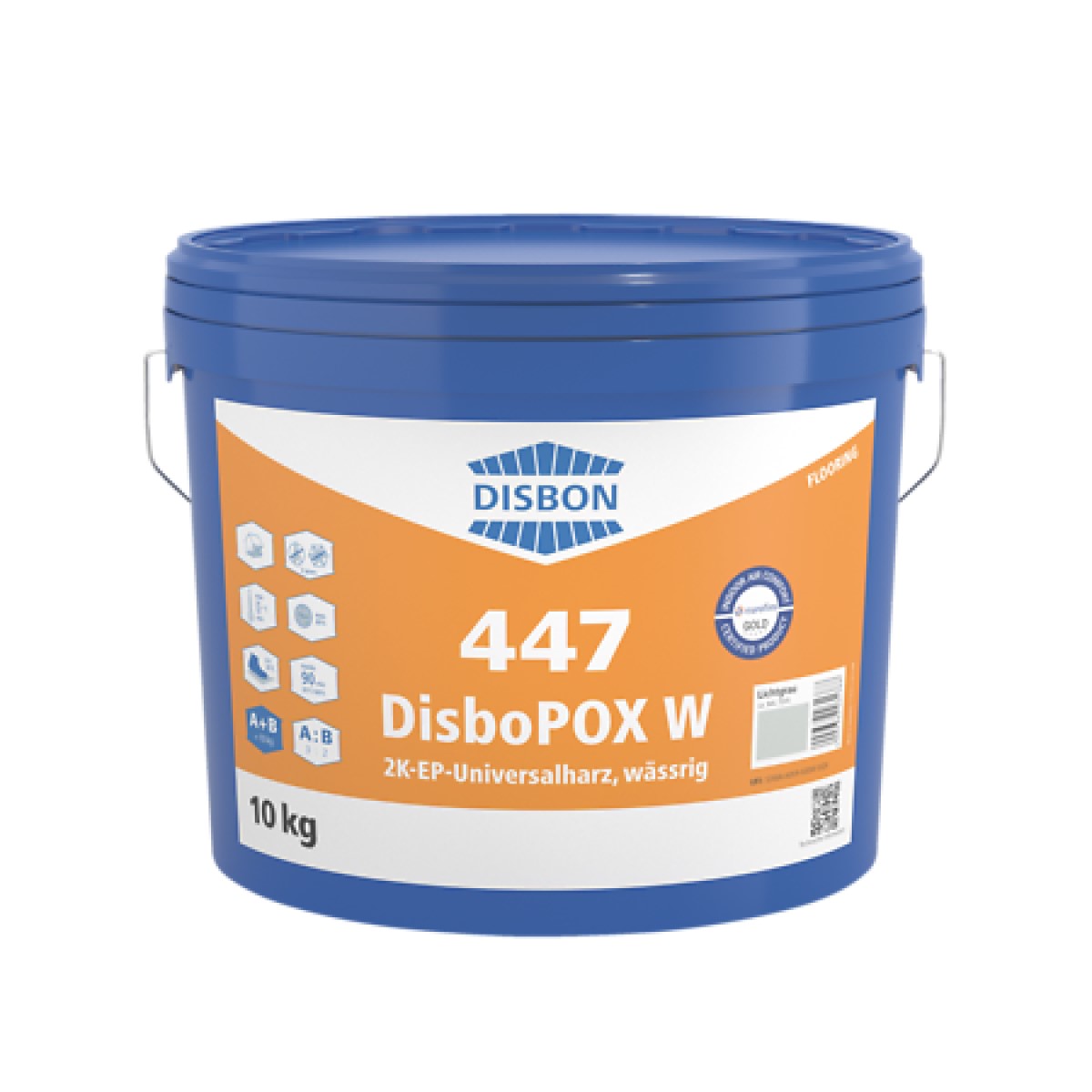 Disbon DisboPOX W 447 Divkomponentu epoksīds sienām un grīdam B1 10kg