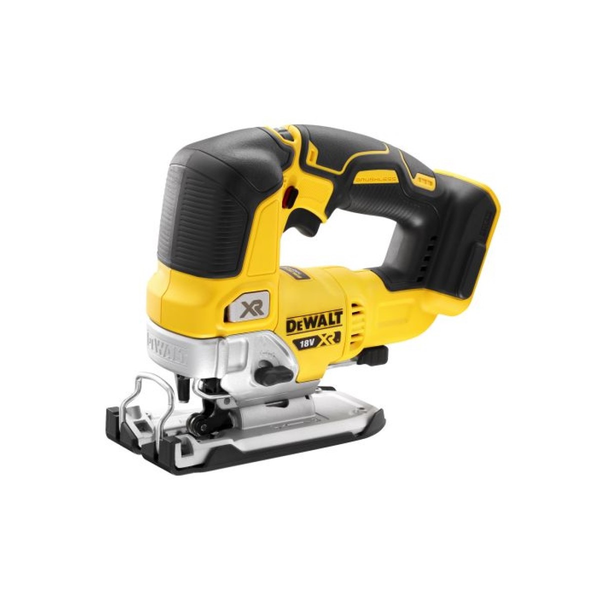 DeWalt Лобзик с рукояткой XR, 18 В DeWalt Akumulatora Figūrzāģis ar rokturi XR, 18V (bez akumulatora, ladētāja) DCS334N-XJ